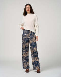 Loobies Story Halcyon Pant | Denim Multi
