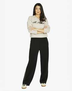 Jump Side Stripe Lounge Pant | Black