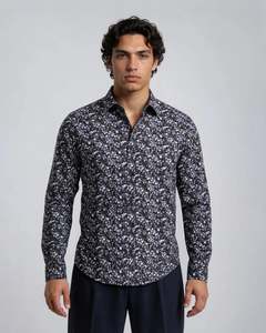 Shirts Tops: BLKWD Farnell Long Sleeve Shirt | Navy
