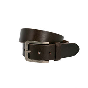Belts: Leather Belt-Billy Basics | Choc