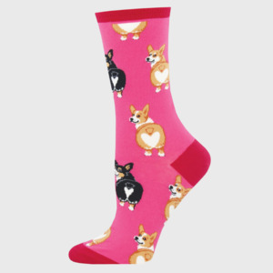 Socksmith | Corgi Butt - Pink