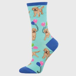 Socks: Socksmith | Doodle Party - Mint
