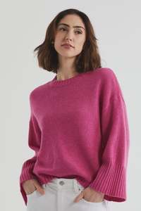 LD + Co Wide Sleeve Crew | Grape