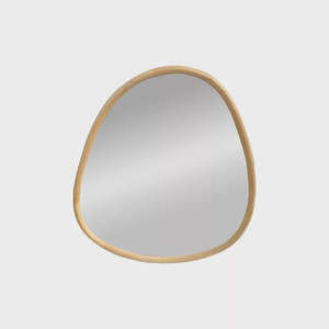 Mirror 1: Natural Wood Mirror  | 83 X 85 X 3cm