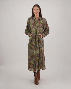 Briarwood Hollie Print Dress | Brown Floral