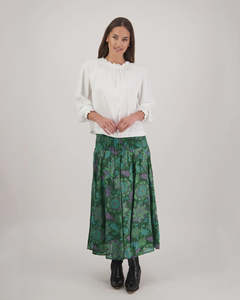 Briarwood Hazelle Skirt | Green Floral