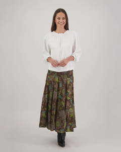 Briarwood: Briarwood Hazelle Skirt | Brown Floral