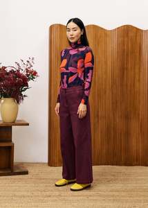 FRNCH Nigelle Pants | Fuchsia