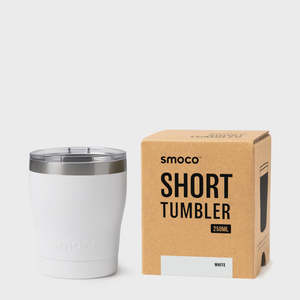 Smoco Short Tumbler | White