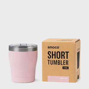 Huski: Smoco Short Tumbler | Powder Pink