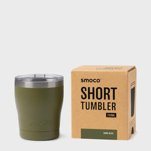 Huski: Smoco Short Tumbler | Dark Olive