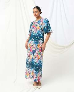 Kachel: Kachel - Chelsea Maxi Dress | Midnight Petal