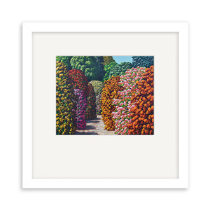 Karl Maughan: Karl Maughan - Waikino Small Framed Art Print
