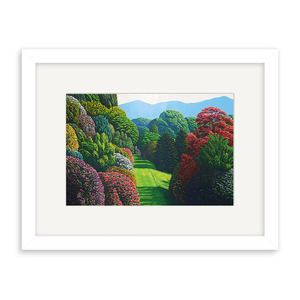 Karl Maughan: Karl Maughan - Marchent Ridge Small Framed Art Print
