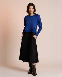 Neris Divine Angles Dress | Lapis