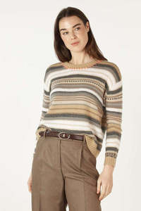 Zaket & Plover Mohair Stripe | Oat