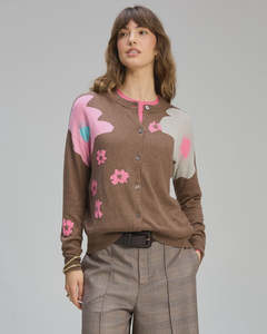 Zaket & Plover Petal Play Cardi | Bark