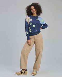 Zaket & Plover Petal Play Cardi | Denim