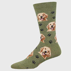 Socksmith | Who's a Good Boy-Green Heather