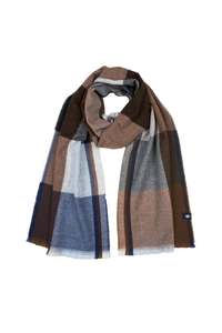 Lewis Scarf | Tan/Charcoal