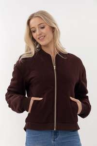 Mi Moso: Mi Moso Picard Bomber | Plum