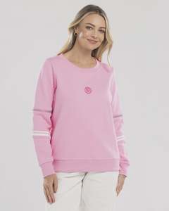 Mi Moso Zip Sweat | Pink