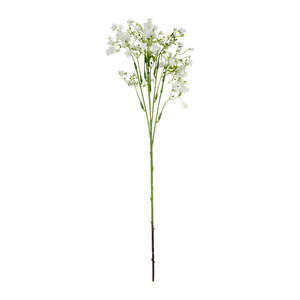 Faux Greenery: Mini Gypsophila Spray 49cm | White