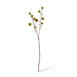 Faux Greenery: Spikey Chestnut Branch | Green