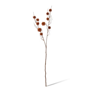 Faux Greenery: Spikey Chestnut Branch | Brown *