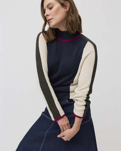 Clothing: Marco Polo Team Colours Sweater | Navy Mix
