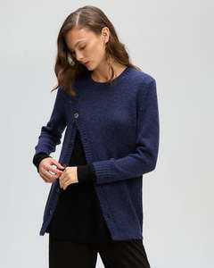 Clothing: LD + Co Fluffy Detail Jumper | Midnight
