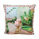 Art Cushion Beverley Hill | Green /Pink