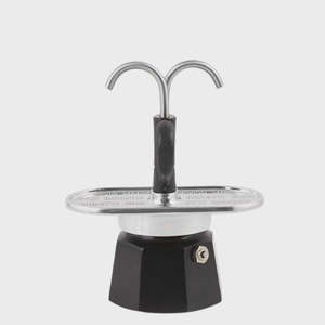 Bialetti Mini  2 Cup Express Black | Cups not included