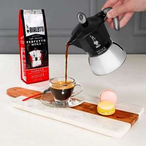 Bialetti Moka Induction Bi Layer Black | 6 Cup