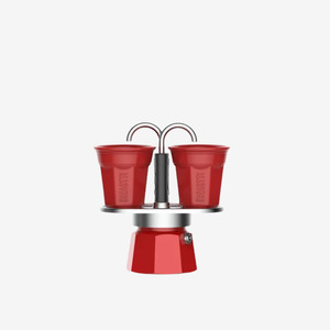 Bialetti: Bialetti Mini Express Red | 2 Cup Set