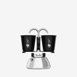 Bialetti Mini Express Induction Black | 2 Cup Set