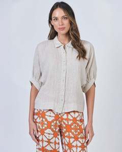 Naturals GA471 Button Top | Soybean