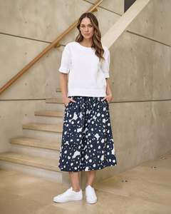 Naturals-GA624 Skirt | Ink Barnacles