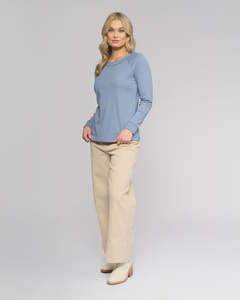 Shirts Tops 2: Vassalli 4506 Key Top | Denim Blue