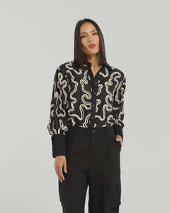 Shirts Tops 2: Et Alia Cecilia Shirt | Midnight Waves