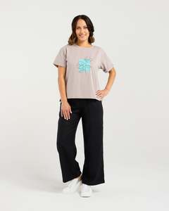 Tees Tanks 1: Zafina Elena T-Shirt | Grey