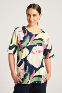 Yarra Trail Abstract Print Tee