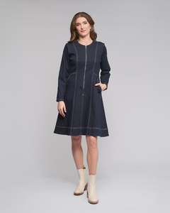 Womens Dresses: Vassalli Sienna Dress | Ink Denim