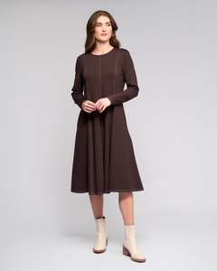 Vassalli Miner Dress | Chocolate