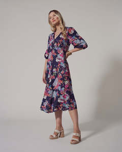Loobies Story Matera Dress | Indigo Multi