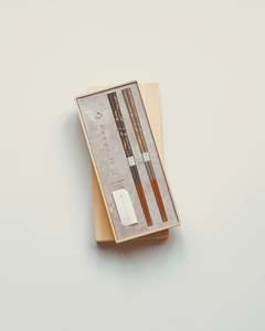 Japanese Chopstick Gift Set | Navy & Grey