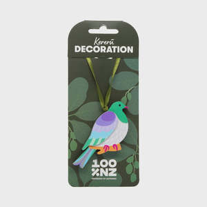Wooden Christmas Tree Decoration | Kereru