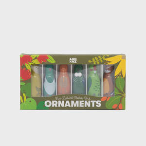 Box of Native Bird Christmas Ornaments
