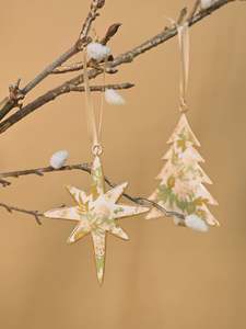 Gold Floral Hanging Decoration