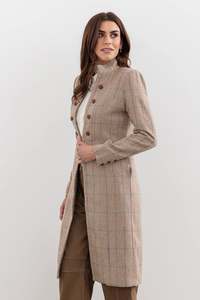 Moss Camila Coat | Plaid